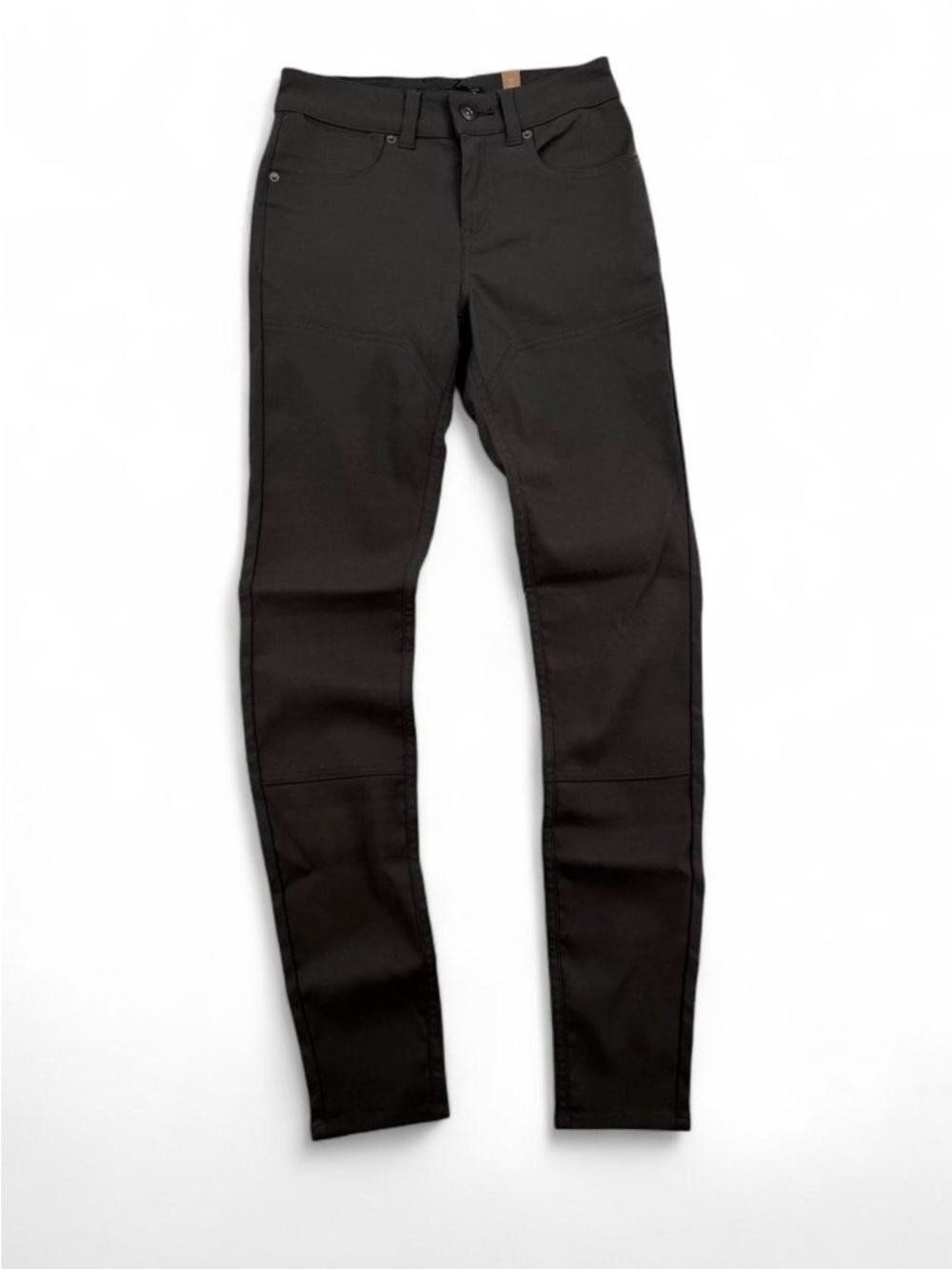 NWT Women’s PrAna Southport Pants Size 0 Reg Skinny Stretch Twill Dark Iron